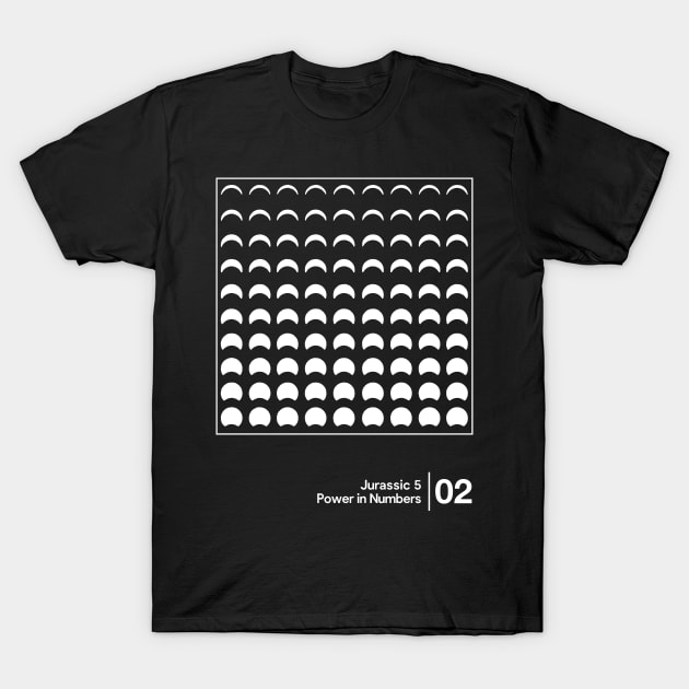 Jurassic 5 / Minimalist Style Graphic Design Artwork T-Shirt by saudade